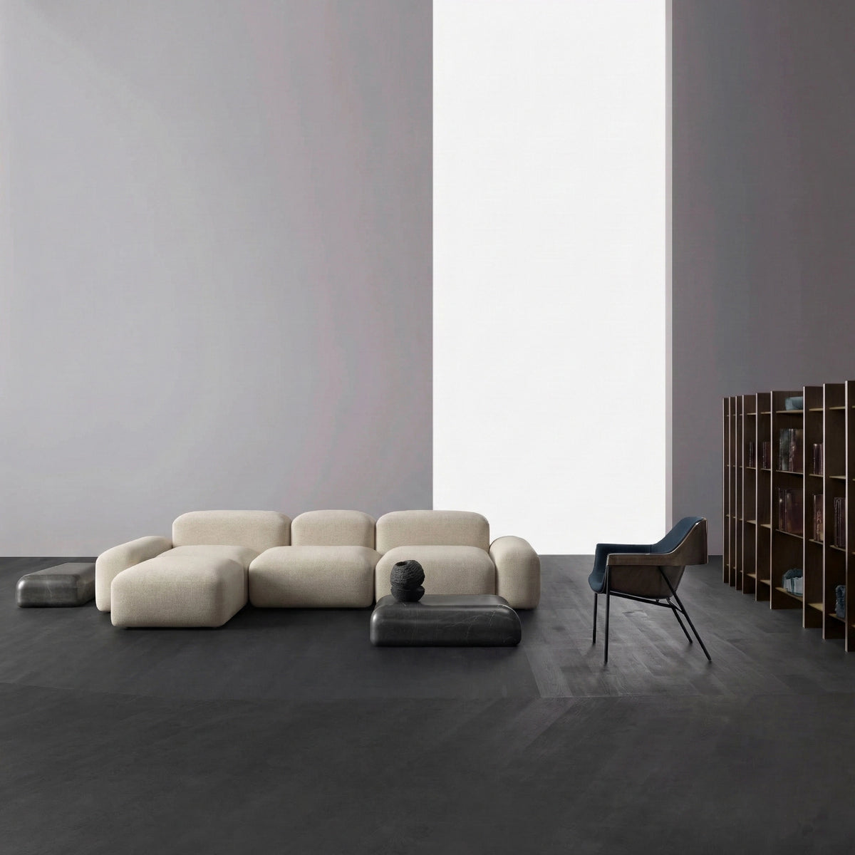 Lapis Sofa – 296x70 / Fabric (Galba 121)