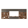 Lauki 76 TV Unit - Walnut/Graphite