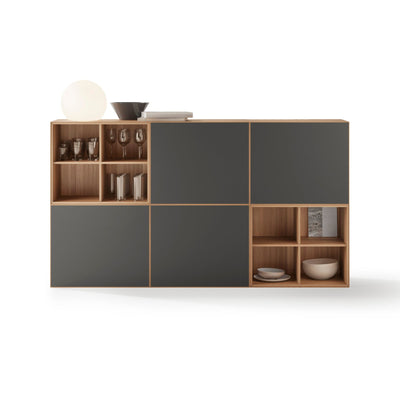 Lauki 73 Sideboard - Walnut/Graphite