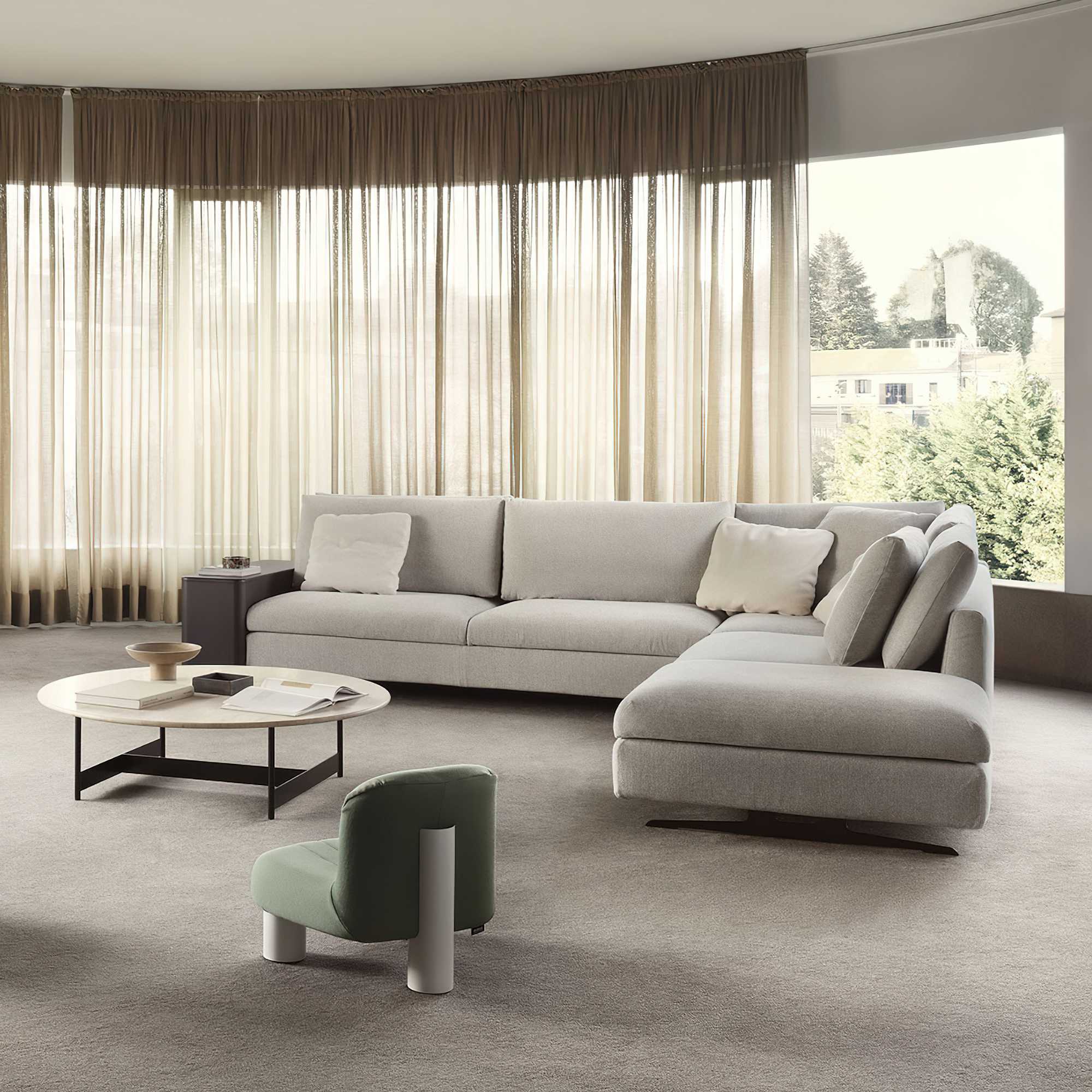 Leenus 4500 Sofa - Fabric T2 (Etoile 07)-4