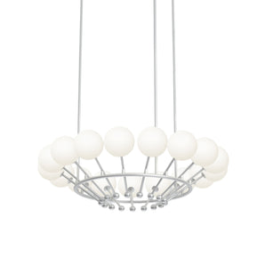 Lever Rounded Pendant Lamp - Nickel