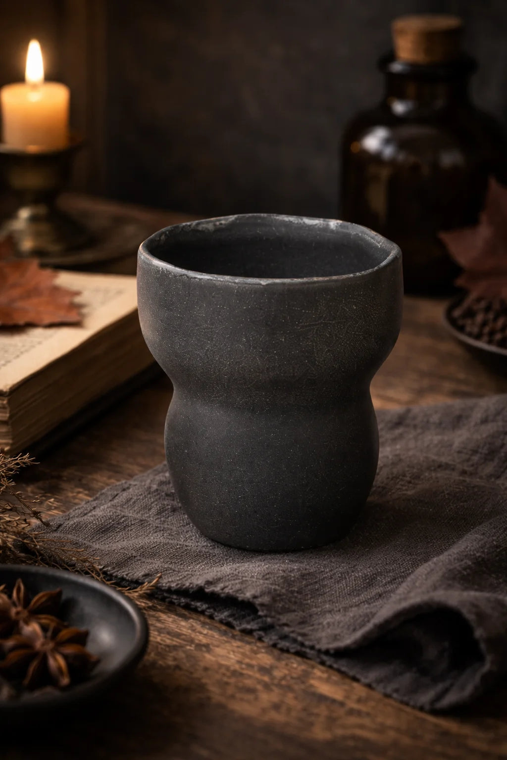 Limfjord Mug - H9.2/Dark Grey-2