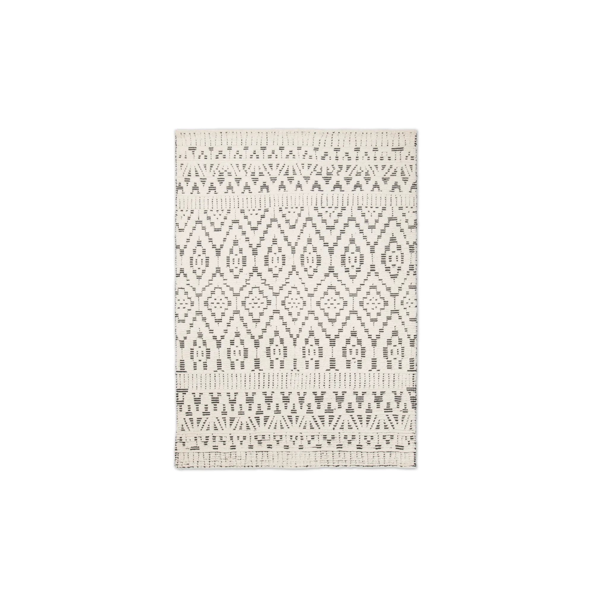 Zelbio Rug - White/Black - 200x140-1