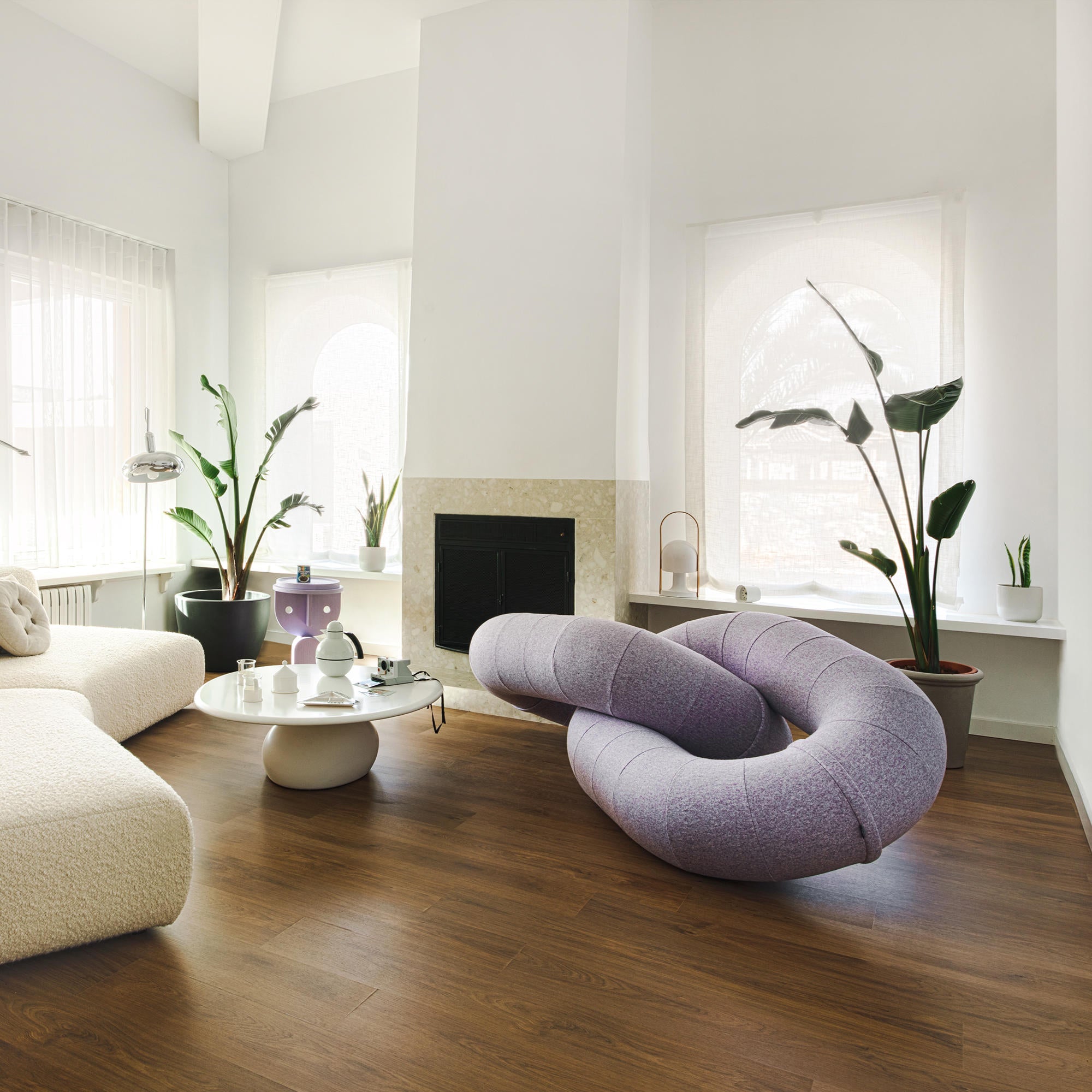 Link 366.151.QL Sofa - Fabric (133.2 5062)/Fabric (133.2 5056)