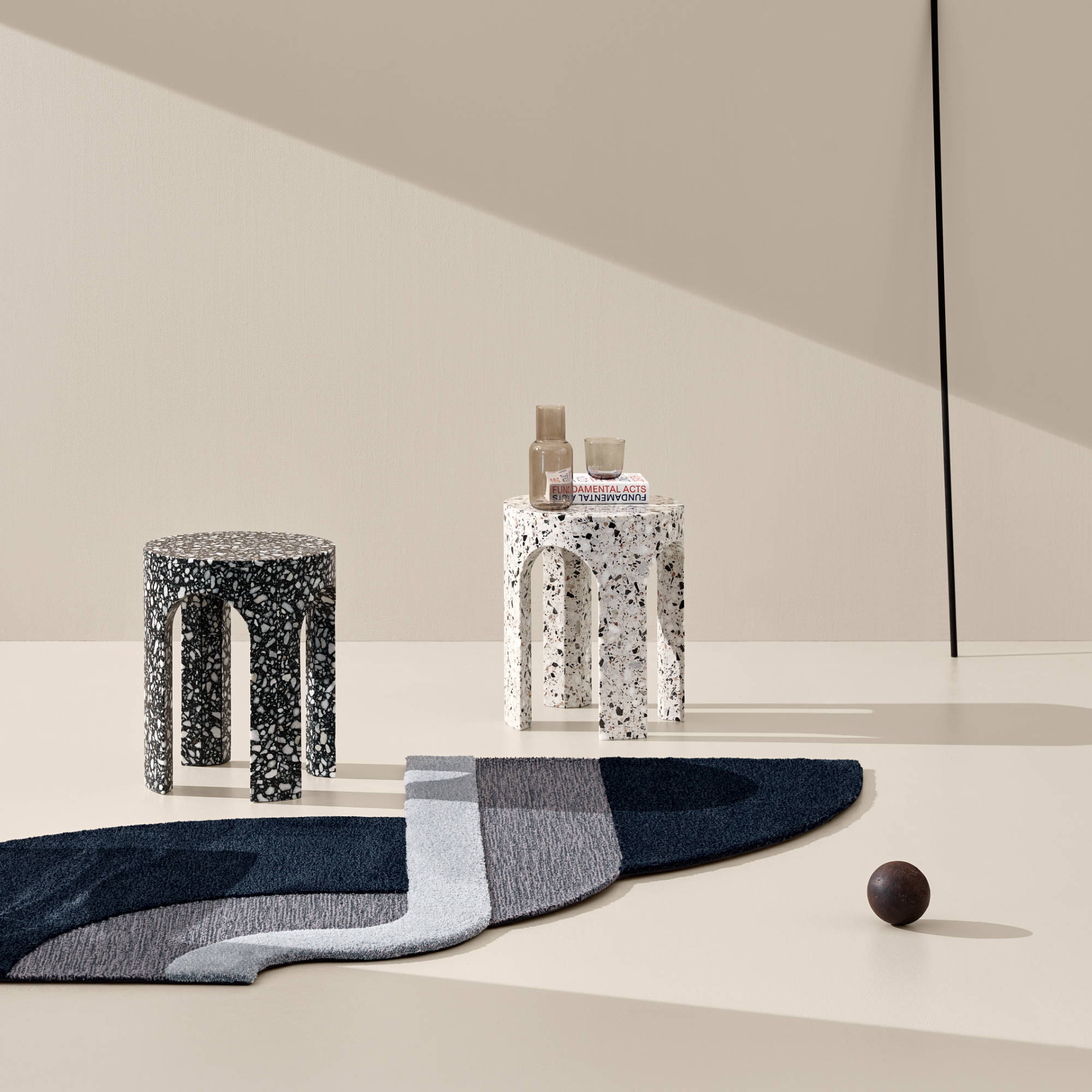 Loggia Small Side Table - Black-2