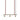 مصباح معلق Long John Model 3 - جلد نحاسي/بني