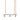 مصباح معلق Long John Model 3 - نحاس/جلد طبيعي