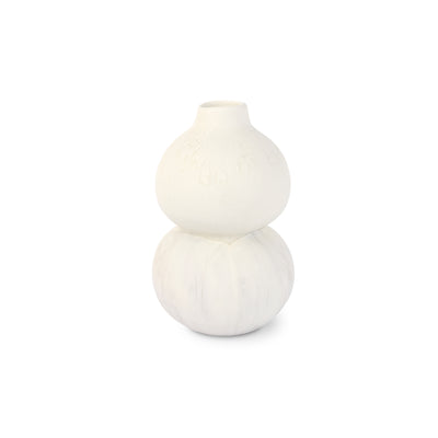 Lotus Seed Vase - Swirl Chalk