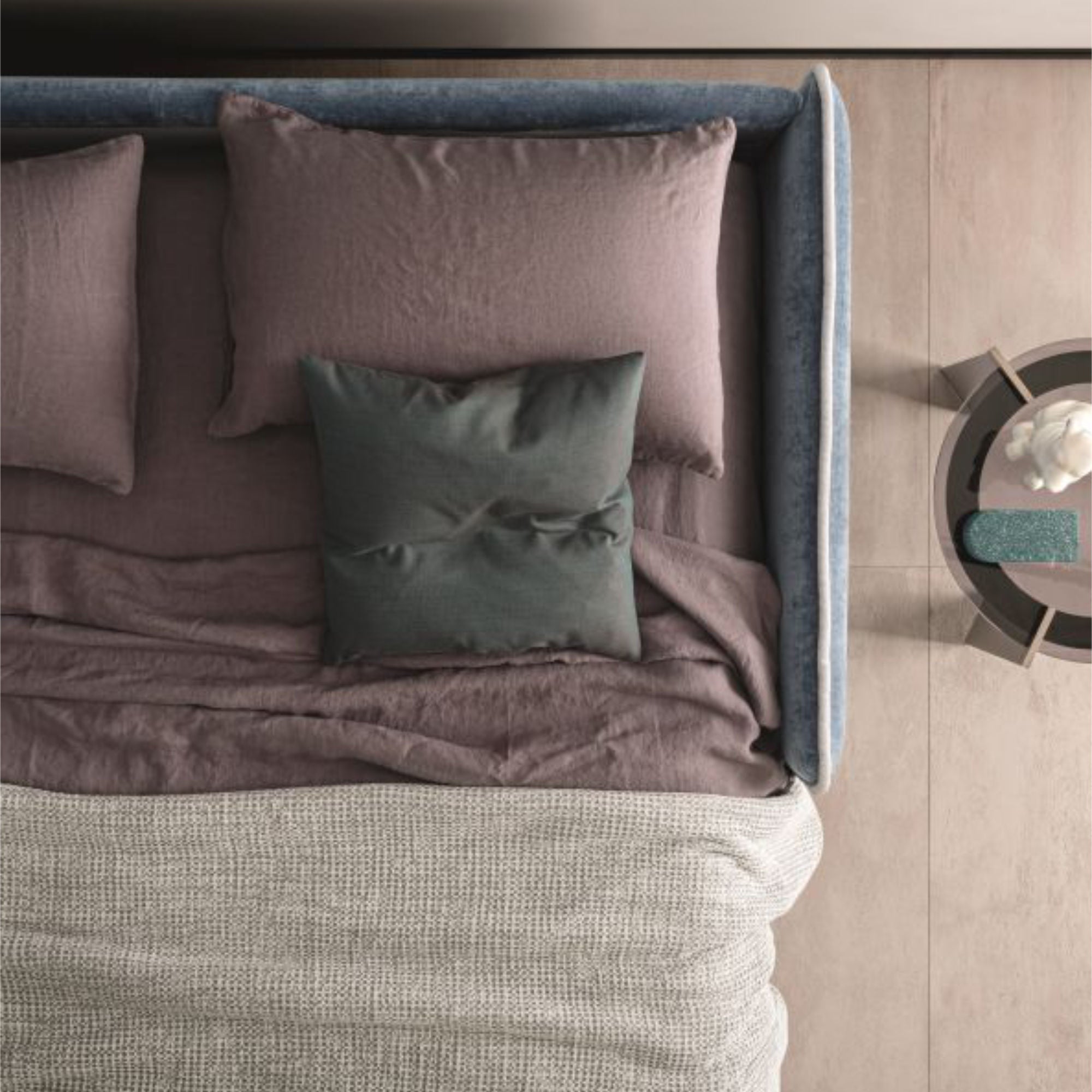 Lulu 2.0 D3T00 Sofa Bed - Fabric A (Amalfi 101)/Fabric A (Andorra 414)-4