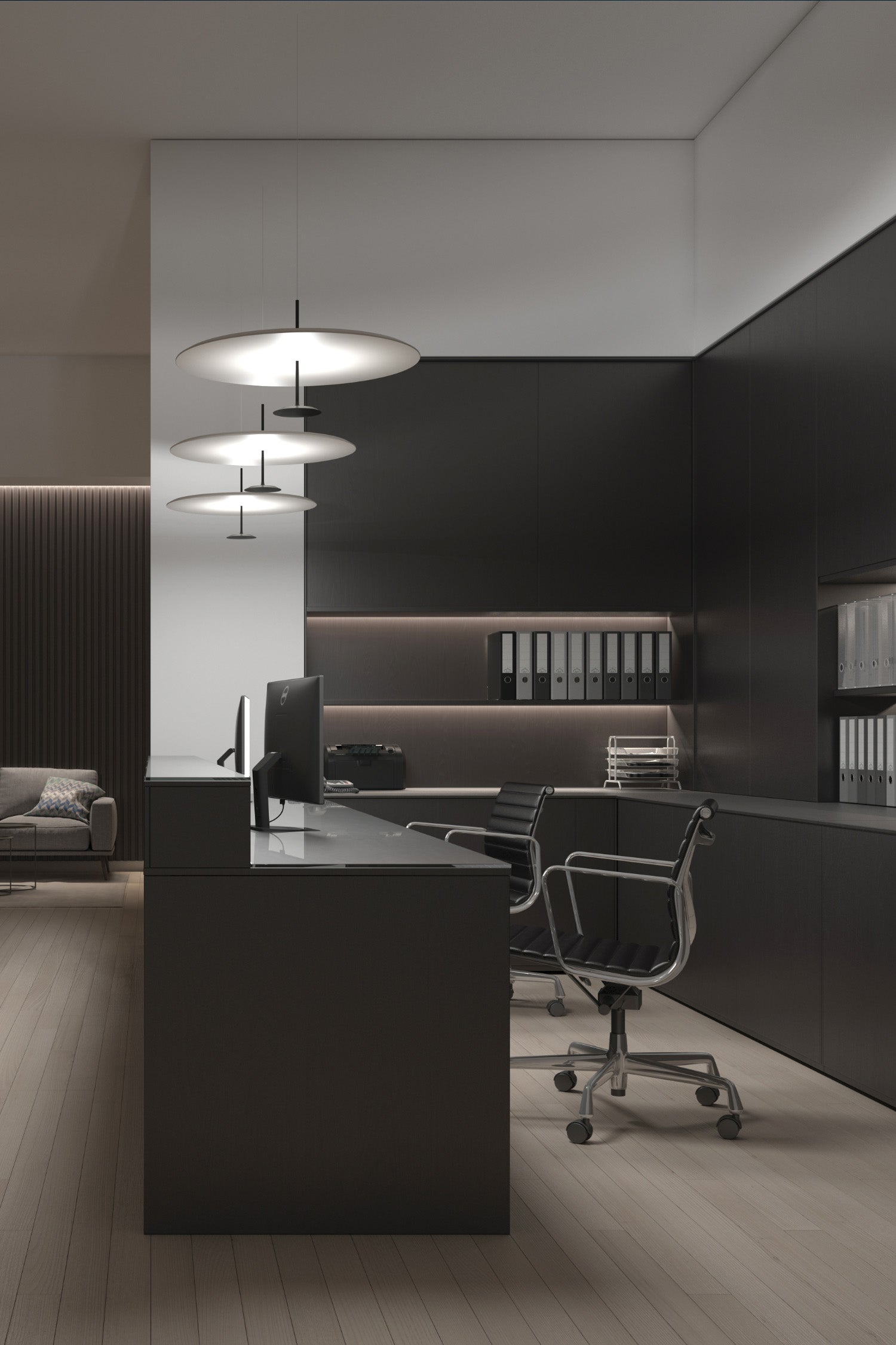 Dot 800 2700K Pendant Lamp - Anodised Black-4
