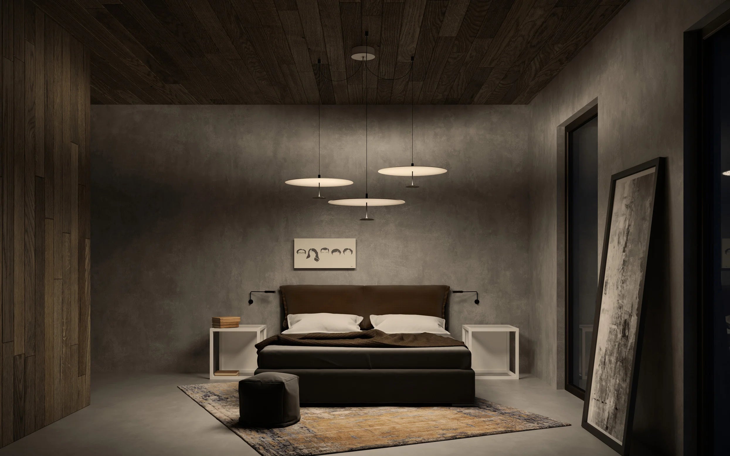 Dot 600 2700K Pendant Lamp - Anodised Black-5