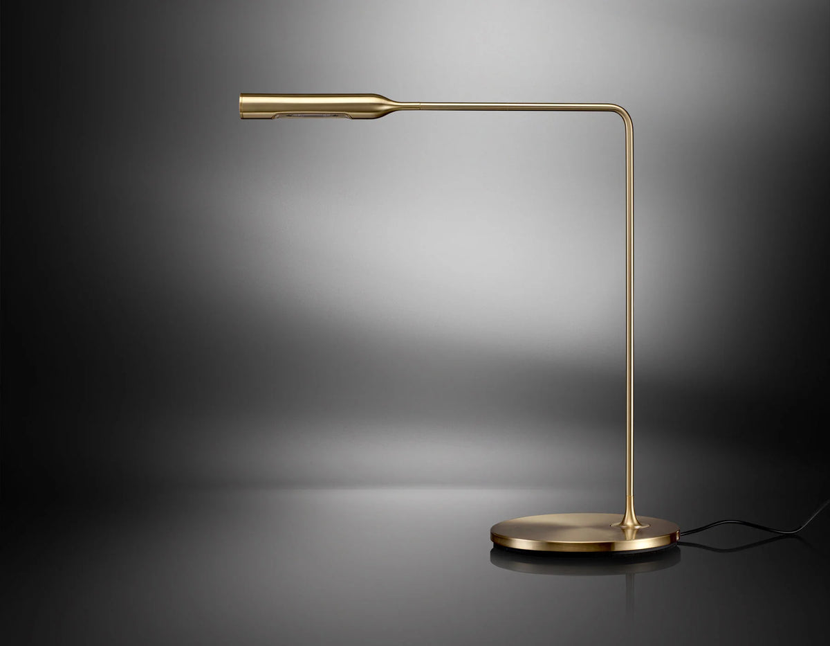Flo Desk 2700K Table Lamp - Yellow Gold Brushed-2