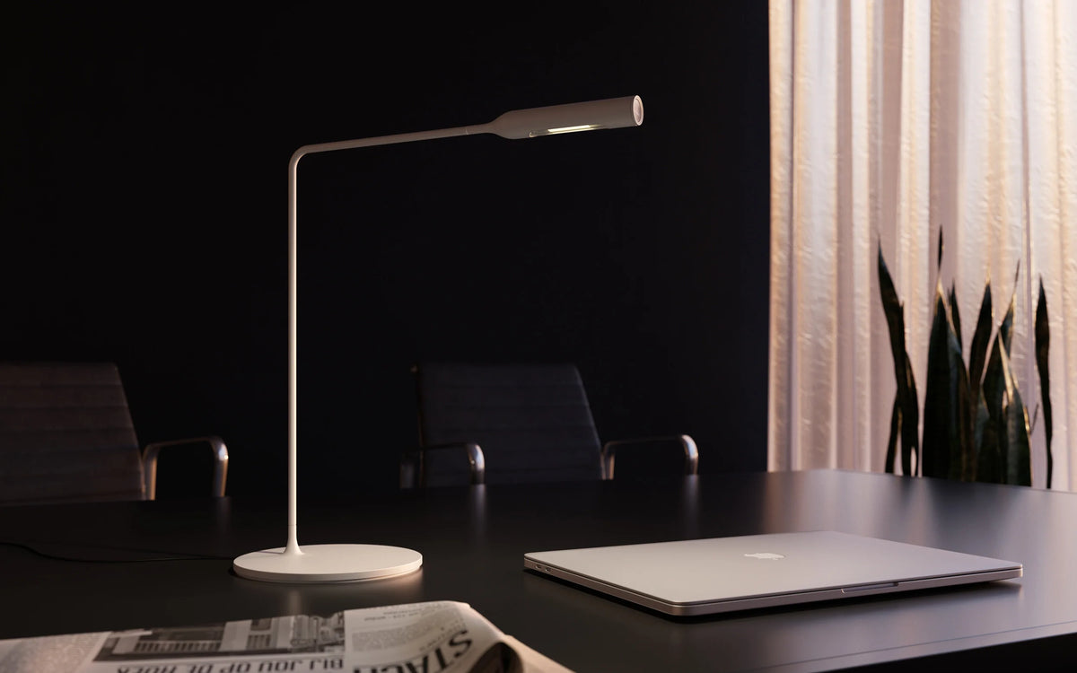 Flo Desk 2700K Table Lamp - Yellow Gold Brushed-4