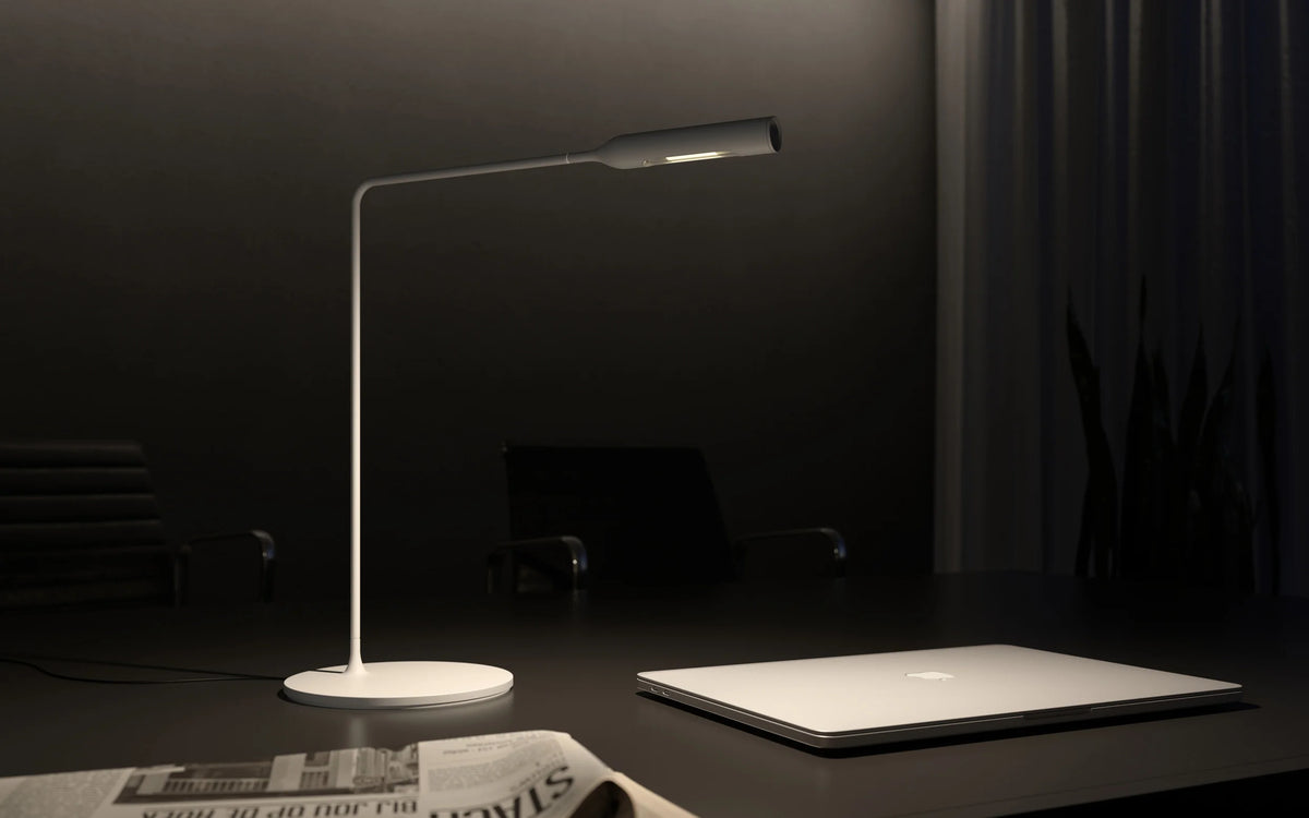 Flo Desk 2700K Table Lamp - Yellow Gold Brushed-11