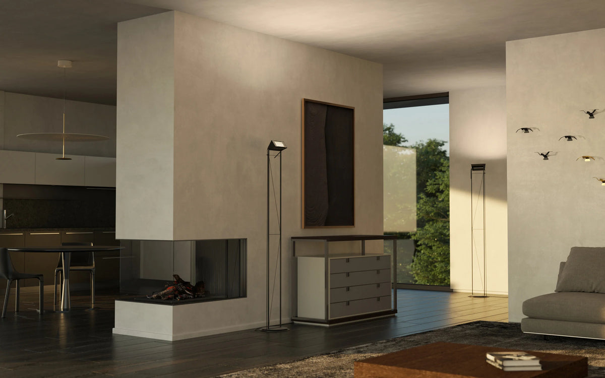 Opus Classic Floor Lamp - Matt White-2