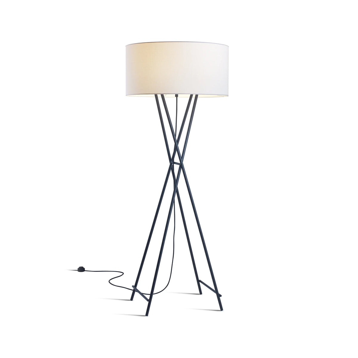 Cala Metal P145 Floor Lamp - Black-1