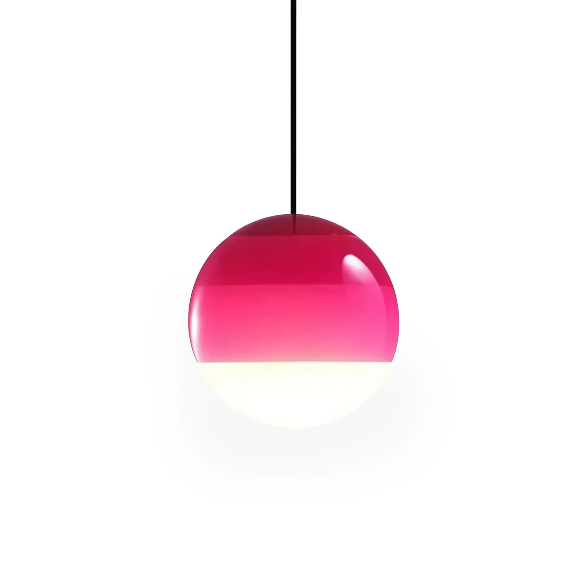 Dipping Light Pendant Lamp – 13.5 / Glass (Pink)-1