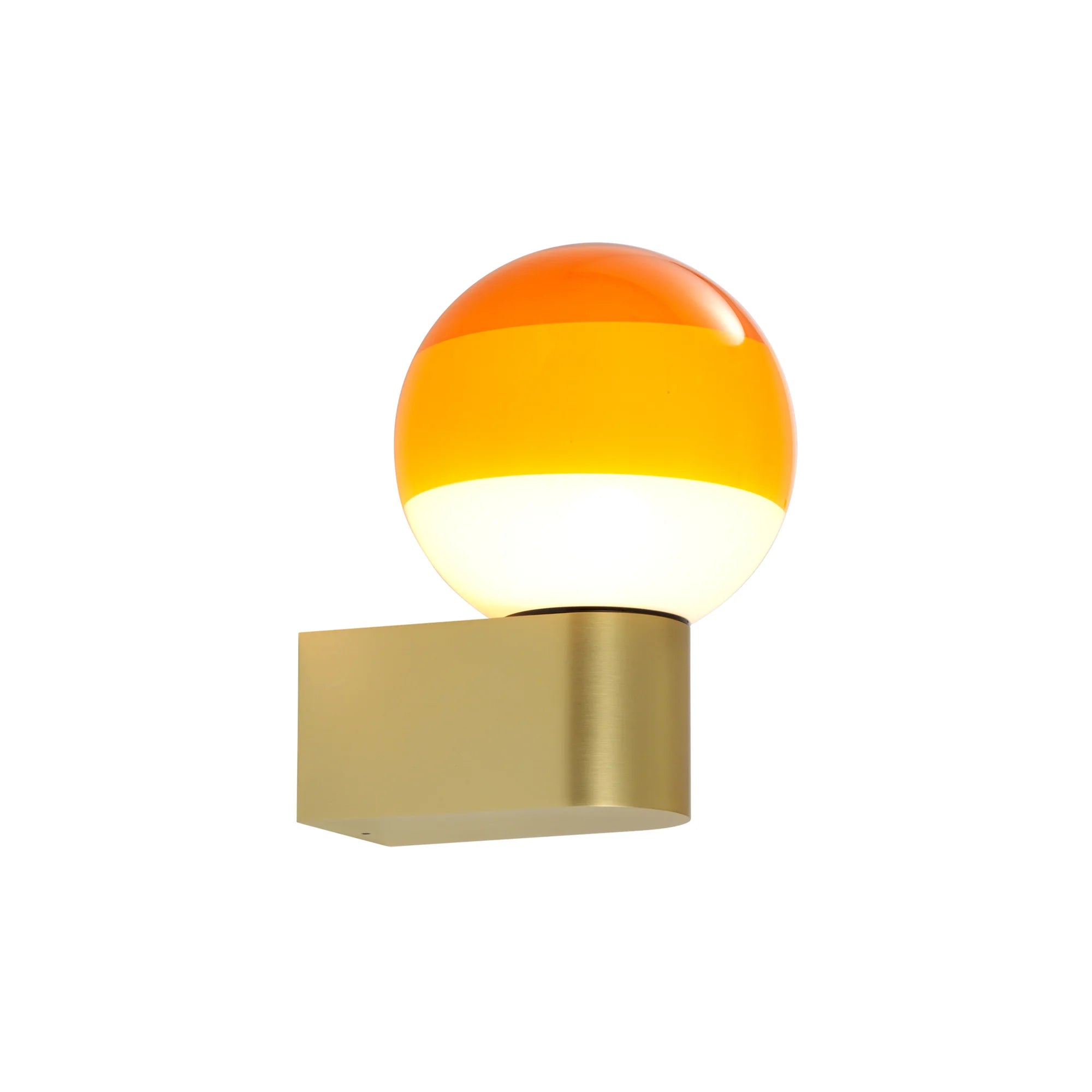 Dipping Light A1-13 Wall Lamp - Brushed Brass/Amber-1