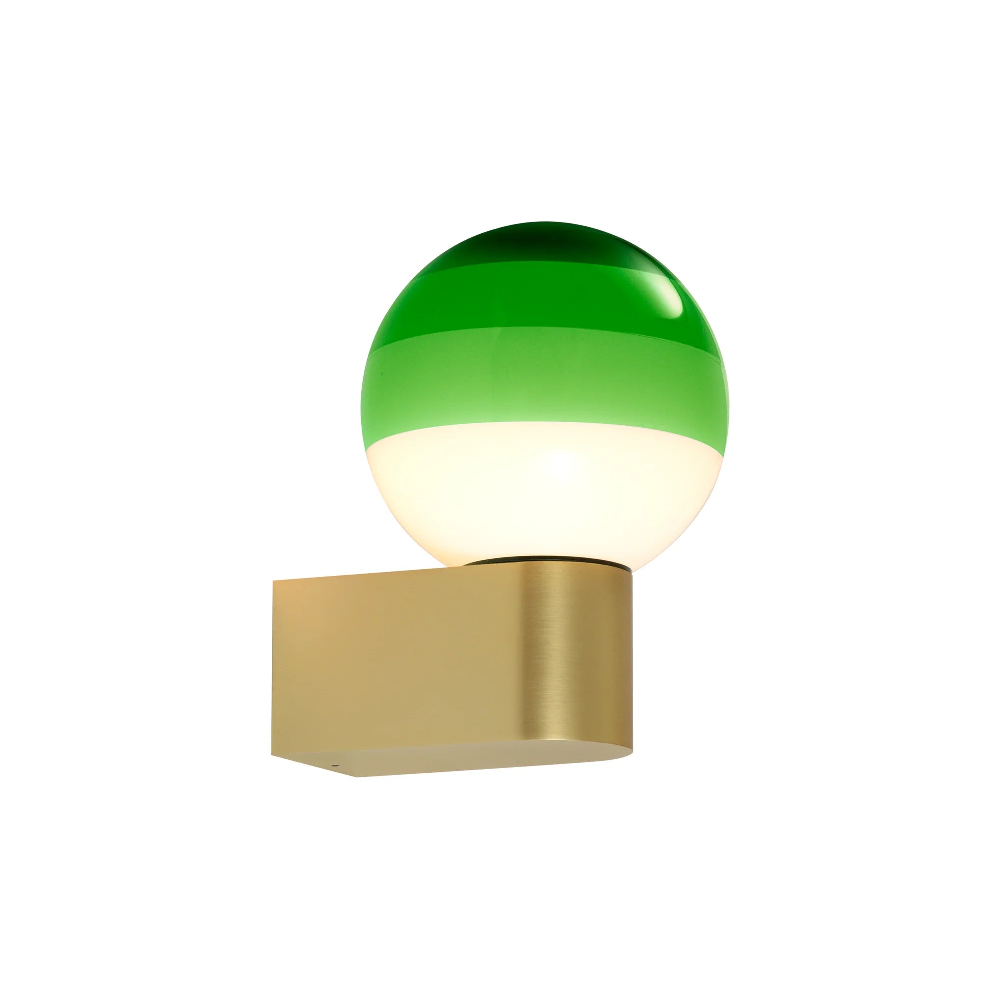 Dipping Light A1-13 Wall Lamp - Brushed Brass/Green-1