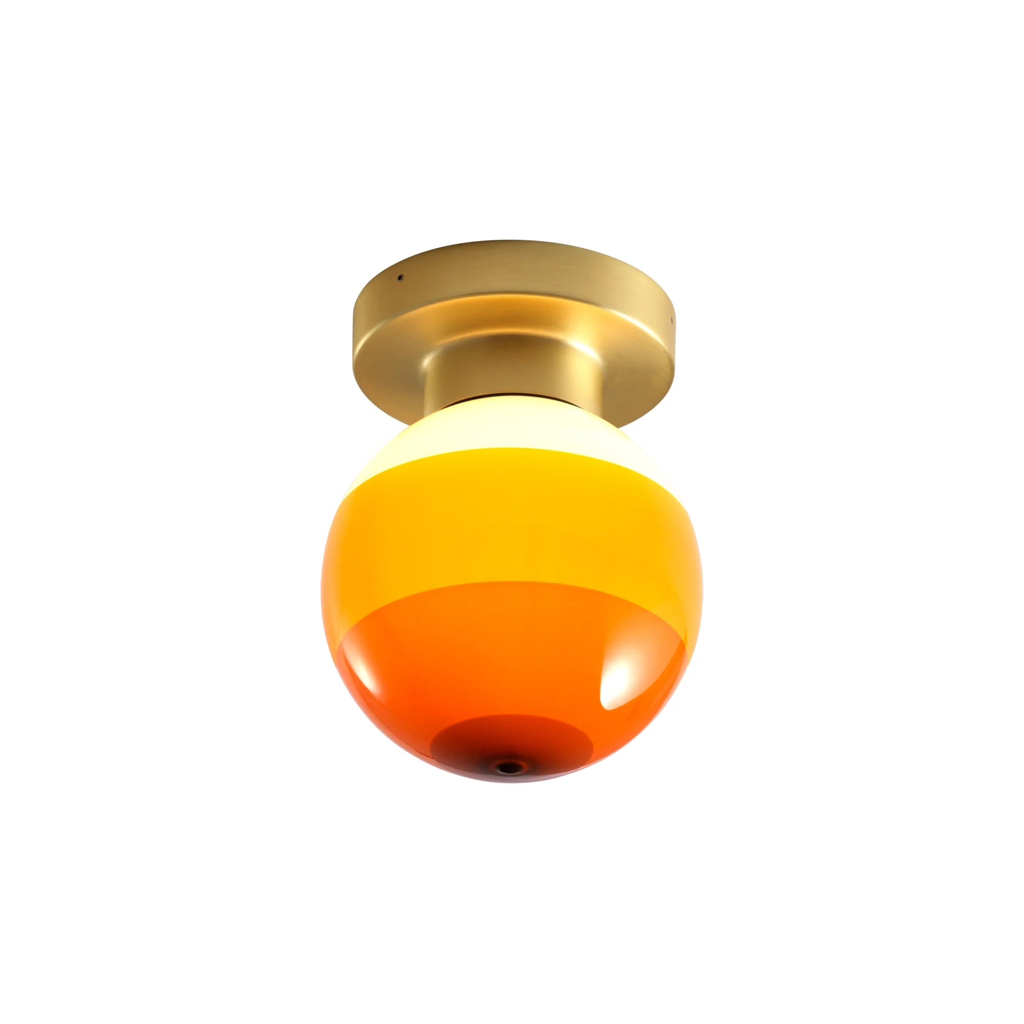 Dipping Light A2-13 Ceiling Lamp - Brushed Brass/Amber-1