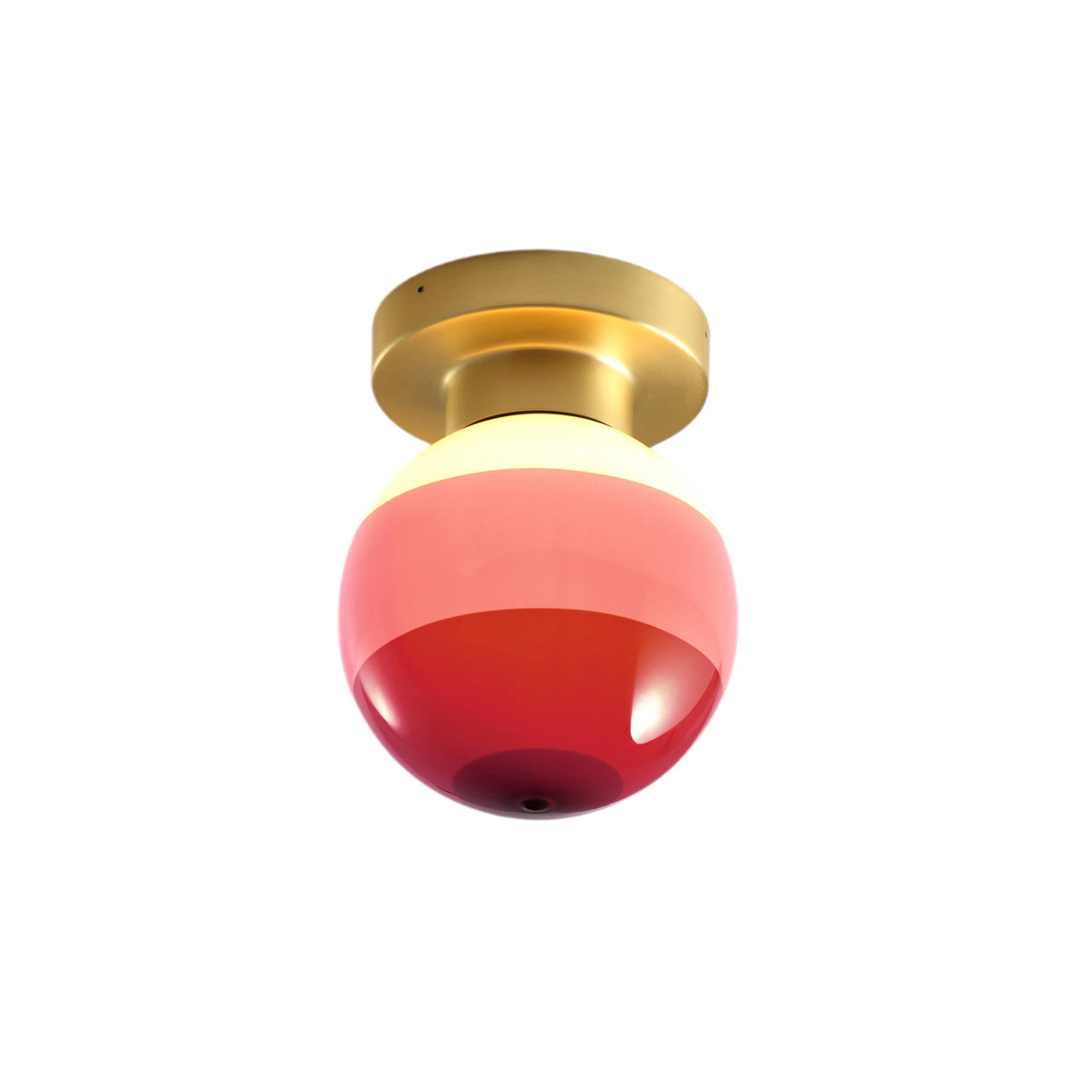 Dipping Light A2-13 Ceiling Lamp - Brushed Brass/Burgundy-1