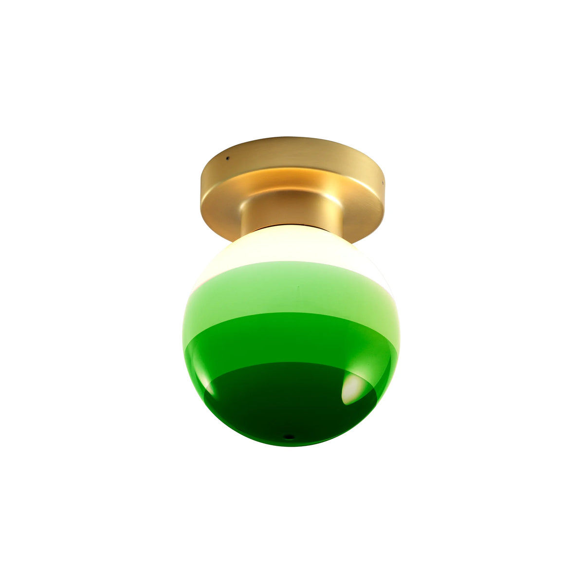 Dipping Light A2-13 Ceiling Lamp - Brushed Brass/Green-1