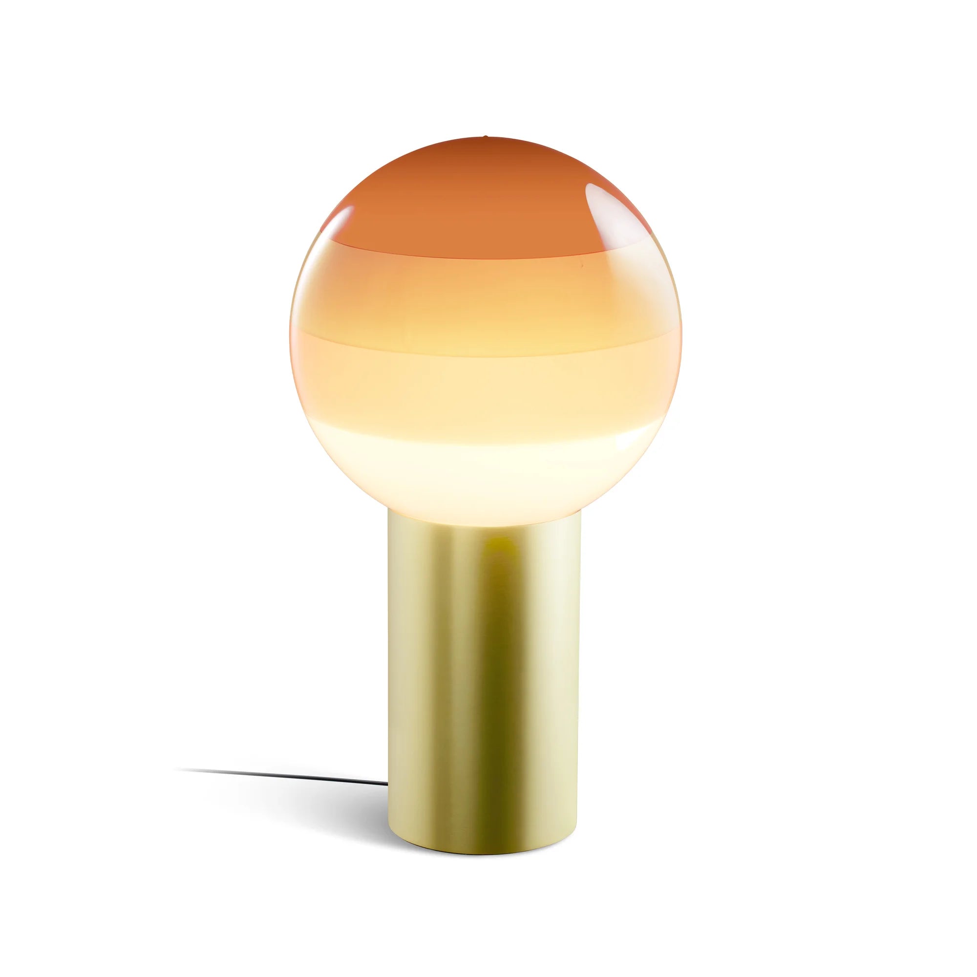 Dipping Light M Table Lamp - Brushed Brass/Cream-1
