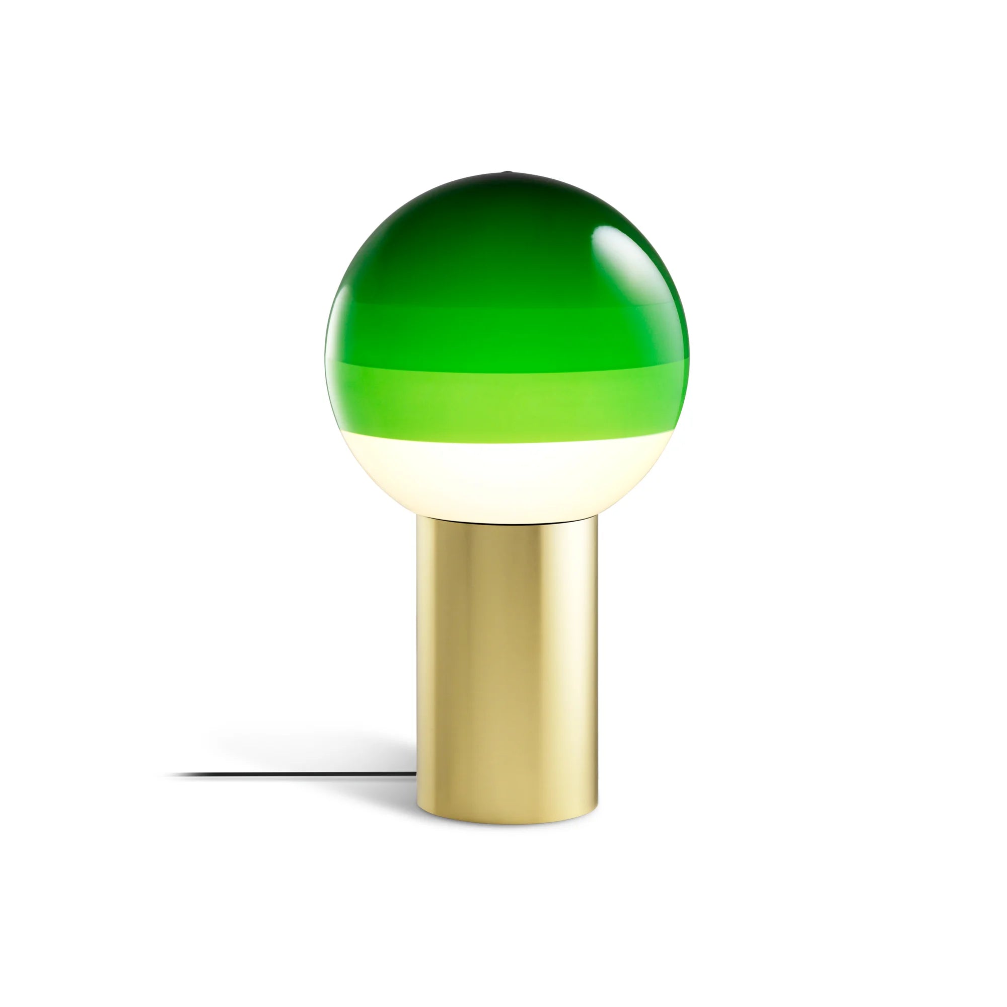 Dipping Light S Table Lamp - Brushed Brass/Green-1