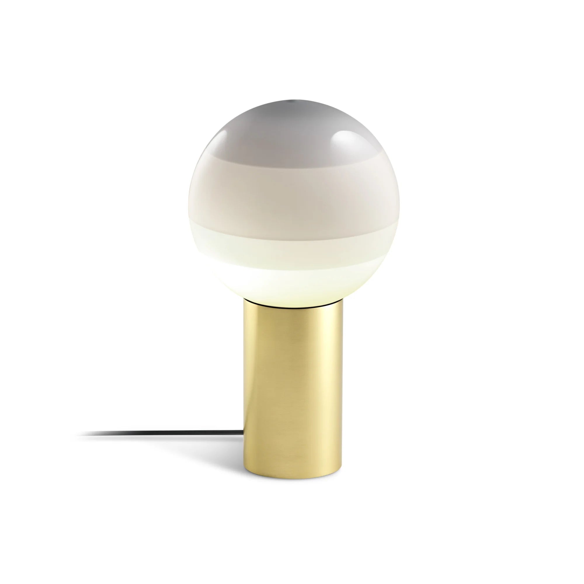 Dipping Light S Table Lamp - Brushed Brass/White-1