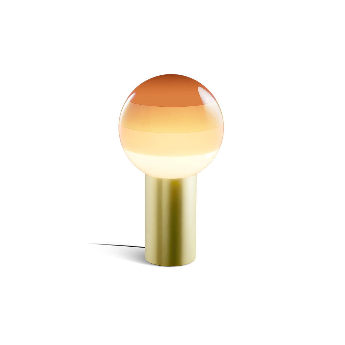 Dipping Light Table Lamp - Brushed Brass/Cream-1