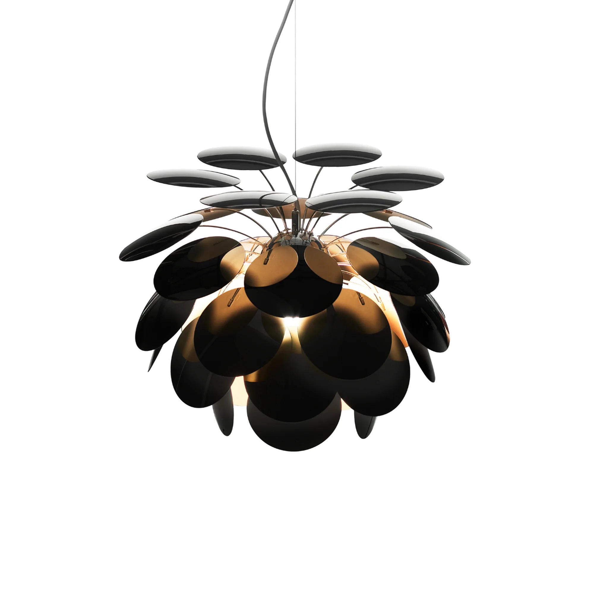 Discoco 35 Pendant Lamp - Black/Gold-1