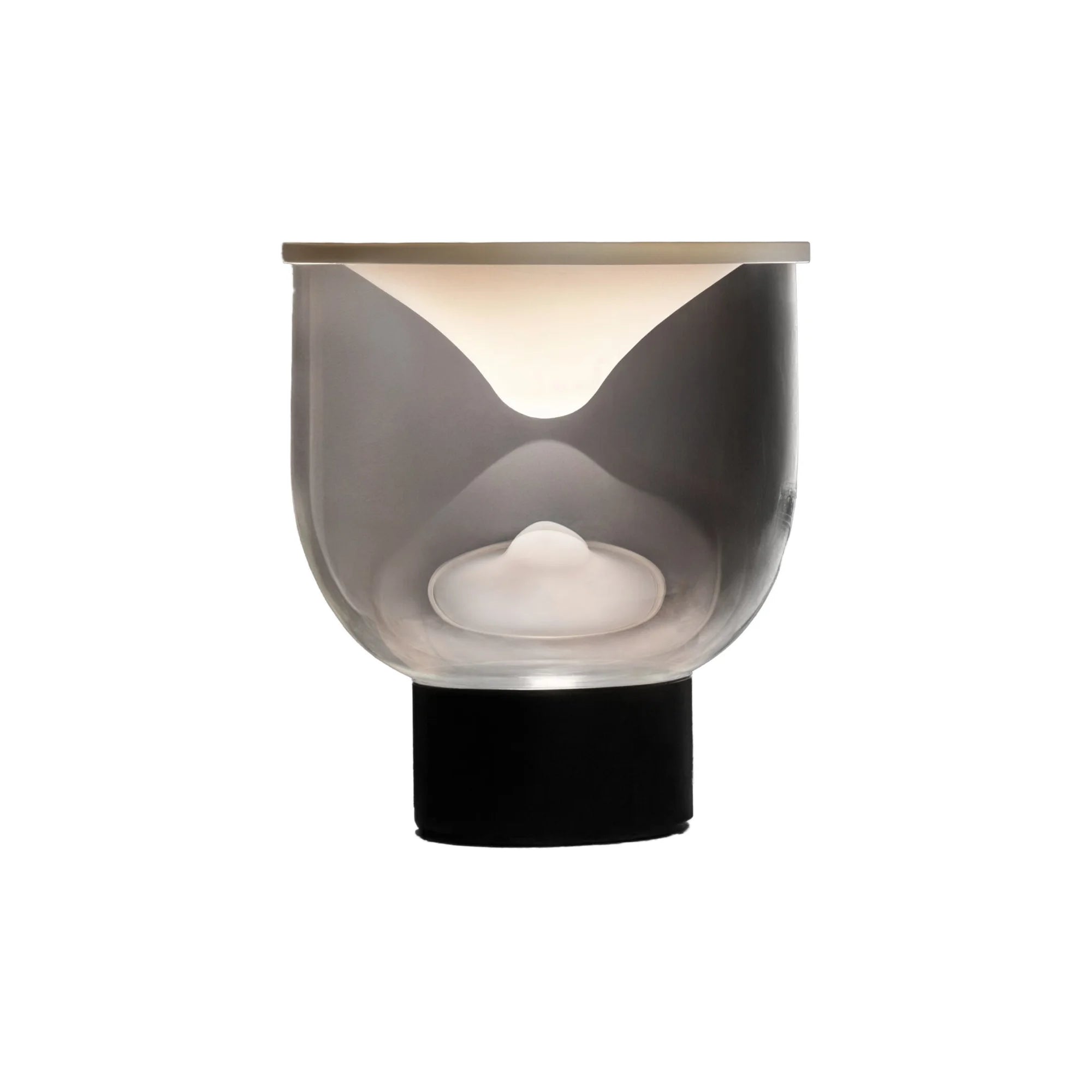 Grammoluce Table Lamp - Black/Glass-1