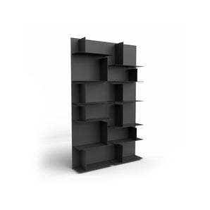 Avenue Library Bookcase - Black Metal