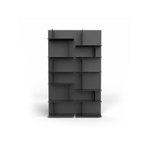 Avenue Library Bookcase - Black Metal