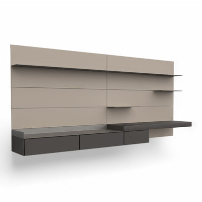 Avenue System TV Unit - Space Grey/Basalt Matt/Grafite Matt
