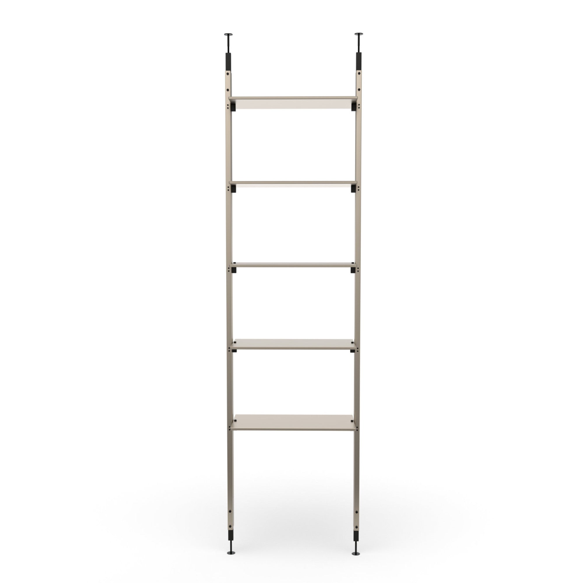 Marianne Bookcase - Matte Nickel/Black-3
