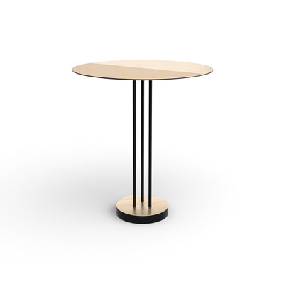 Satin 45 Side Table - Natural Brass