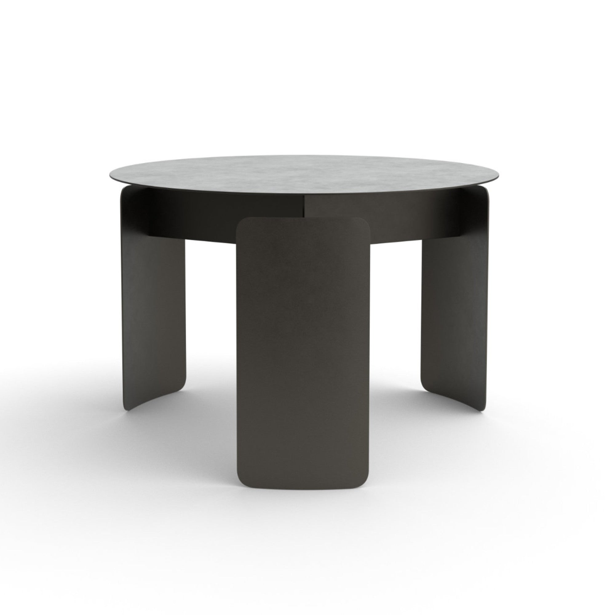 Shirudo Side Table - Black Burnished Iron-3