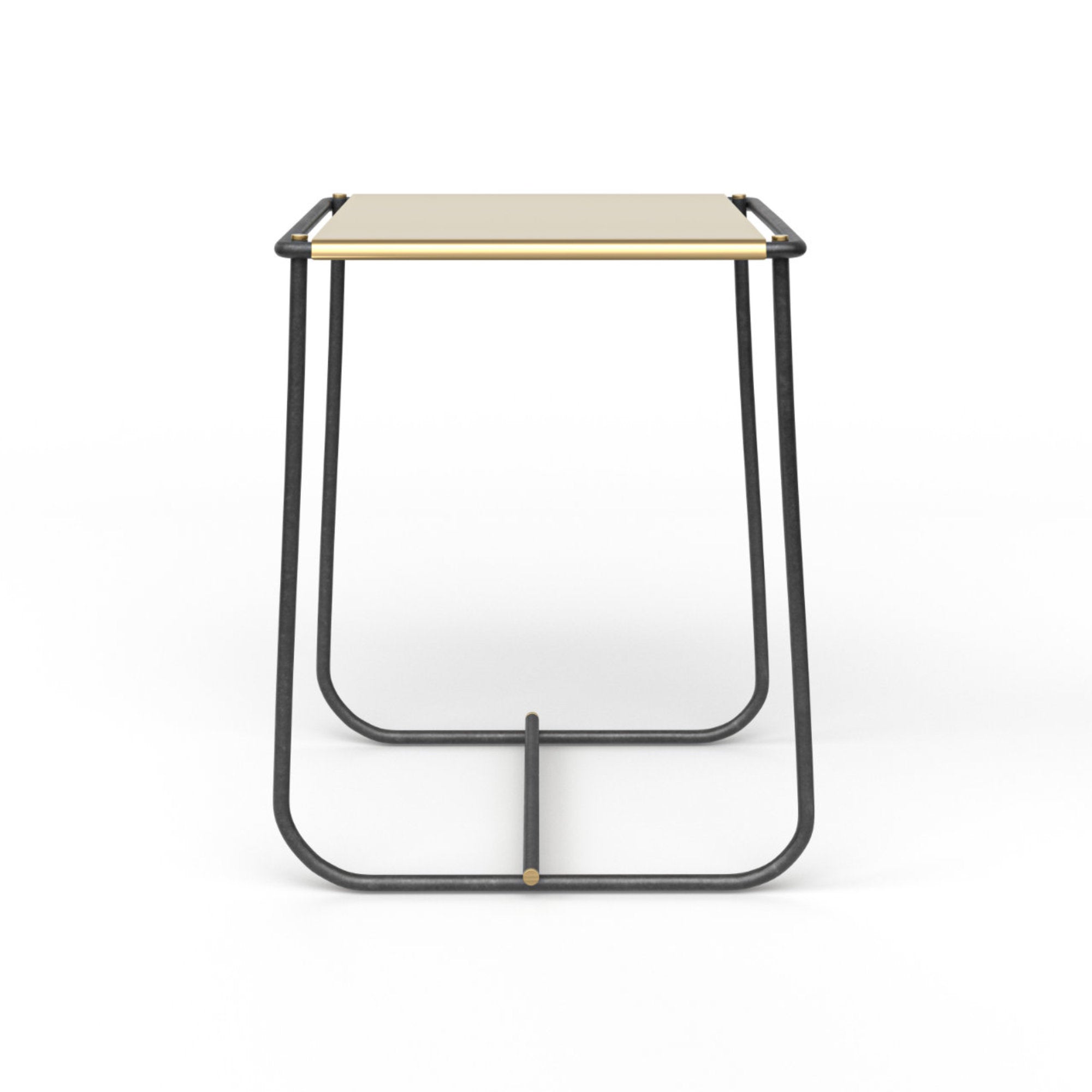 Stam Stool - Natural Iron/Brass