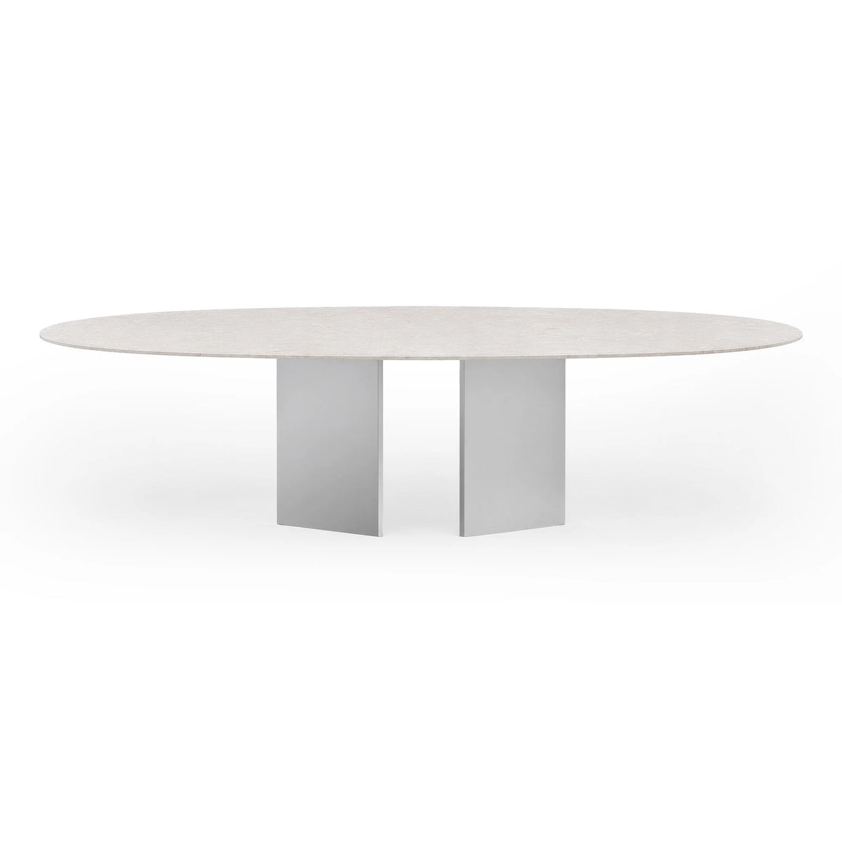 Albio TP 177 Dining Table - Mirrored/Calacatta-1