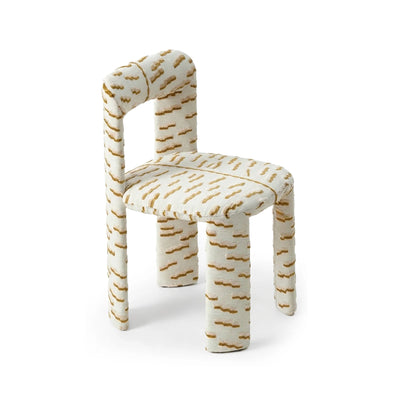 Amia SD 85 Dining Chair - Fabric F (Tiger Beat 02 Tabacco)