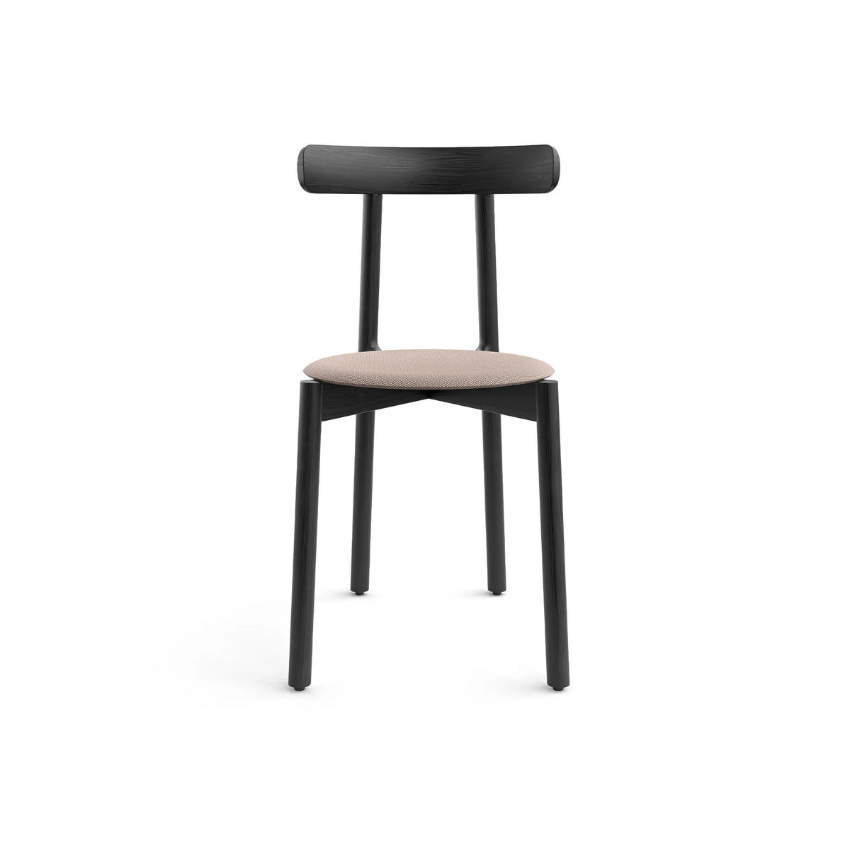 Bice Dining Chair – 43x79 / Wood (Black Ash) / Fabric A (Salo 53)-3