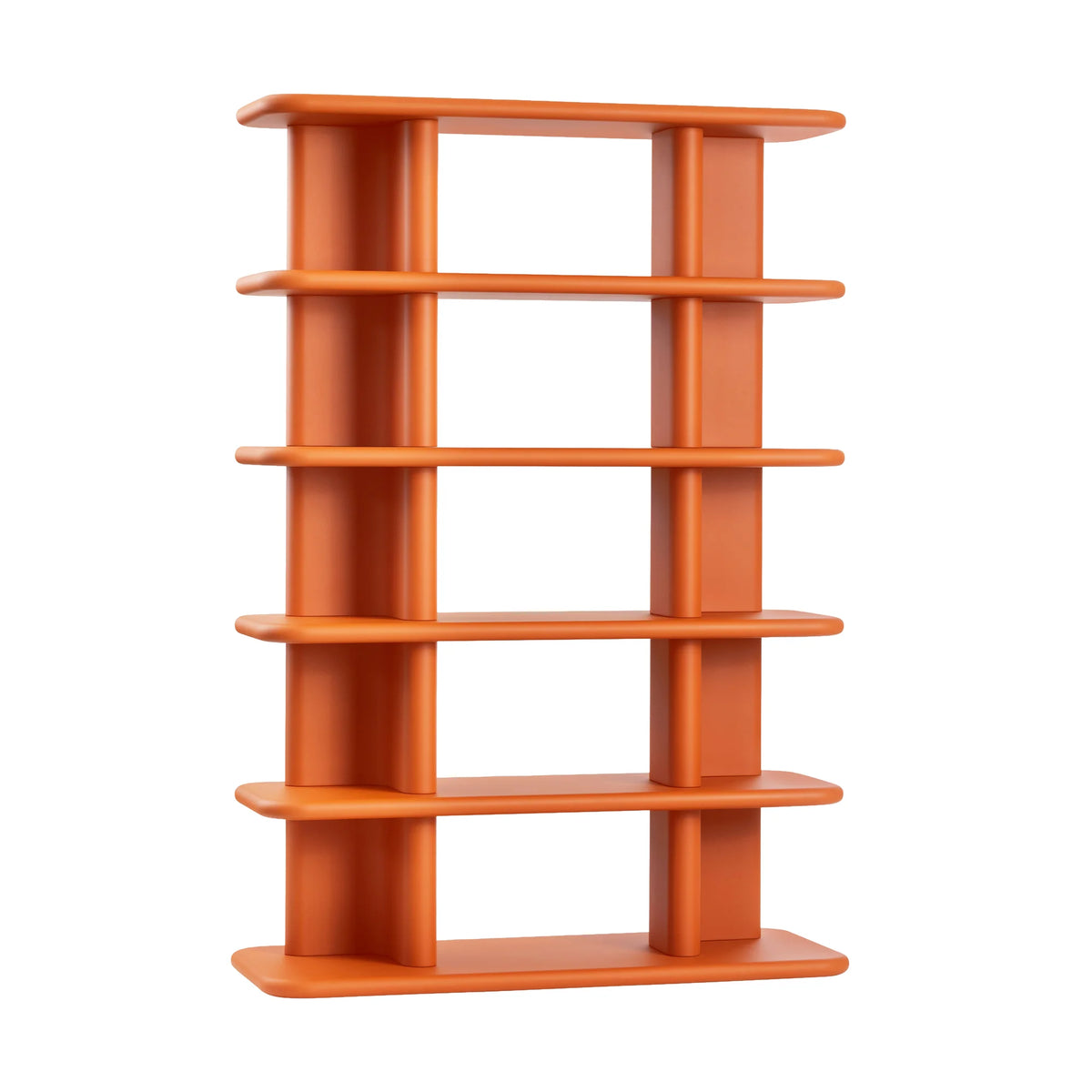 Bonbon LB 320 Bookcase - Lacquered Mattone
