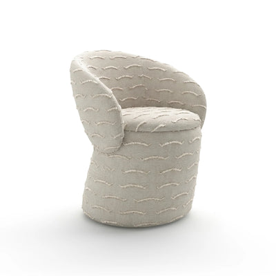 Nebula Monaca SD 90 Dining Chair - Fabric F (Nouvelles Vagues 003 White Diamond)