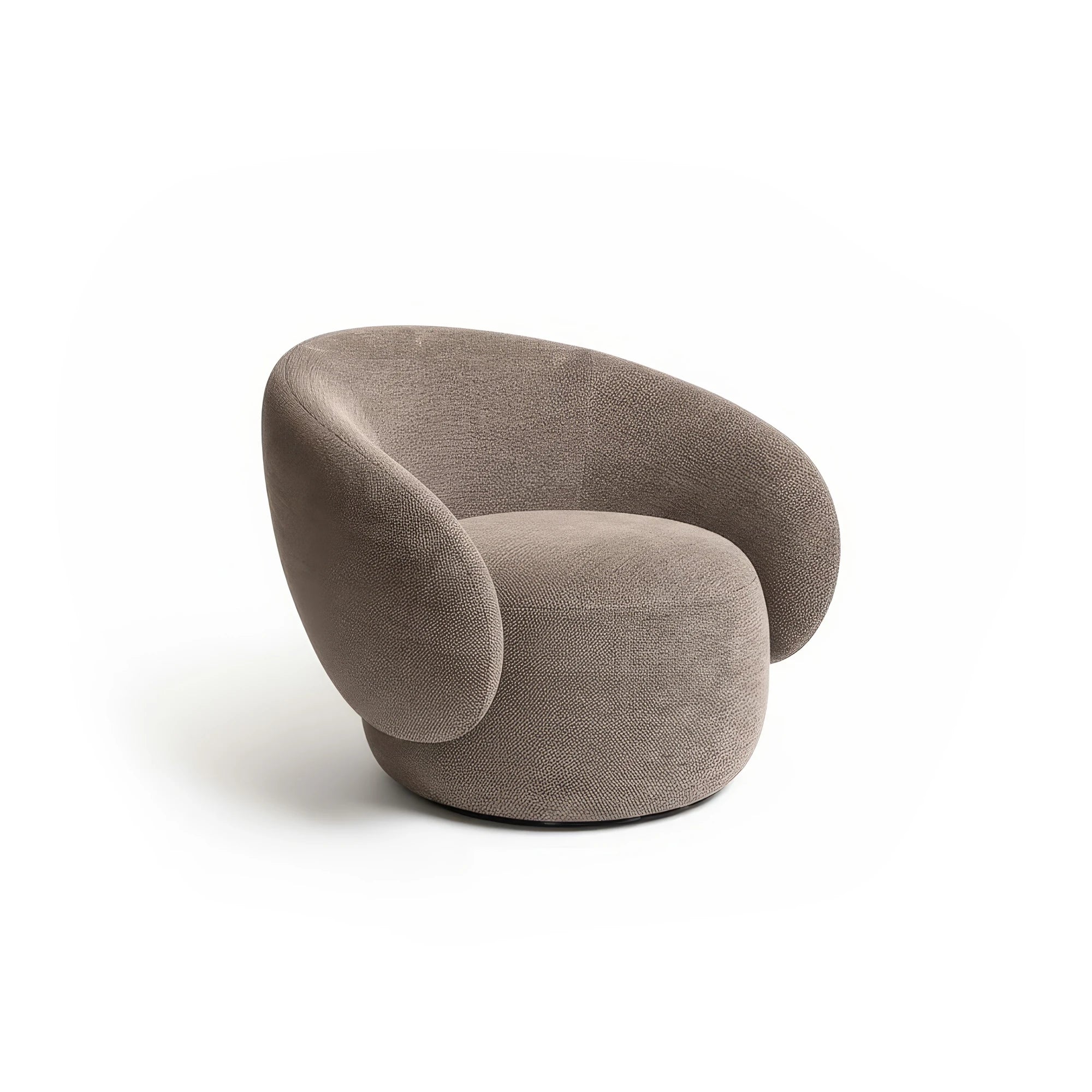 Nebulona PL 91 Armchair - Fabric C (Torrilana Gubbio 44 Castagna)