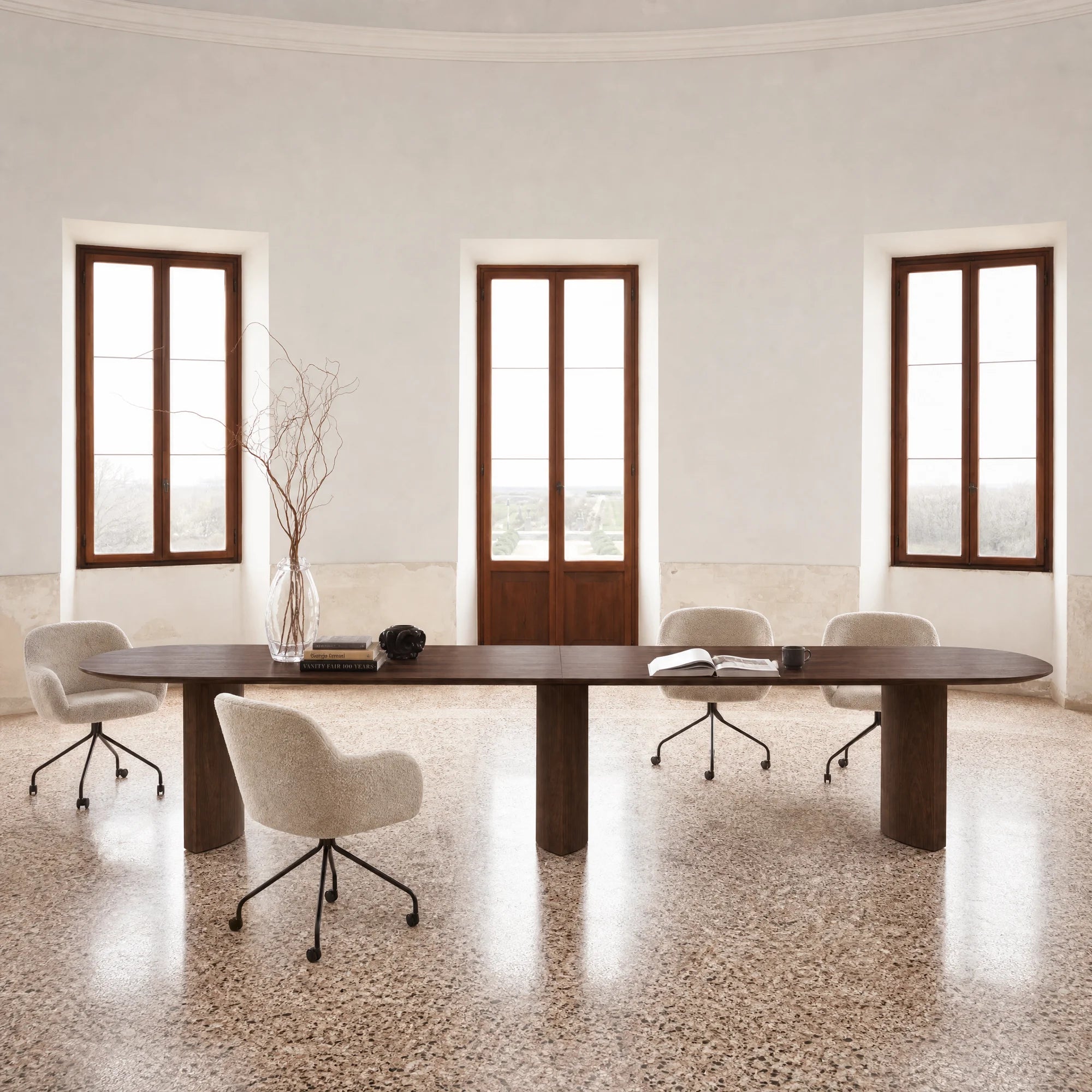 Plauto Maxxxi TP 70 Dining Table - Canaletto Walnut-2