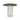 Striche TS 150 Side Table - Cristallo/Menta Cast Glass