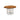 Striche TS 151 Coffee Table - Cristallo/Arancio Cast Glass