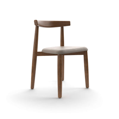 Claretta Bold SD 46 Dining Chair - Stained Walnut/Fabric D (Sera 17 Mare)