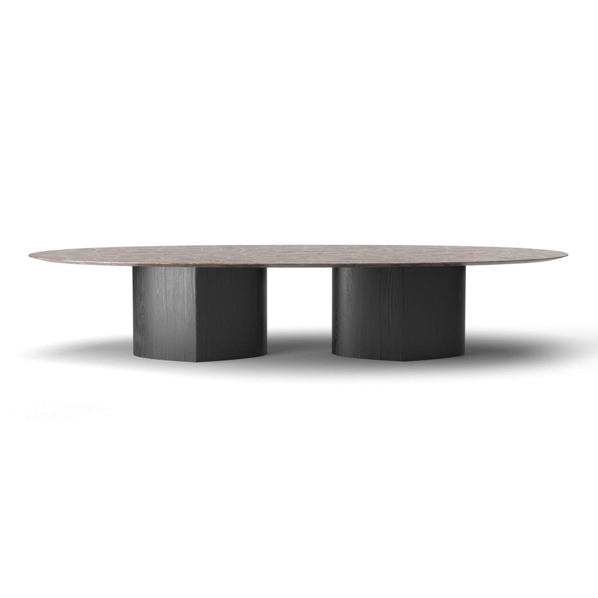 Monoplauto Maxxxi TP 40 Dining Table - Black Ash/Ceramic Emperador-3